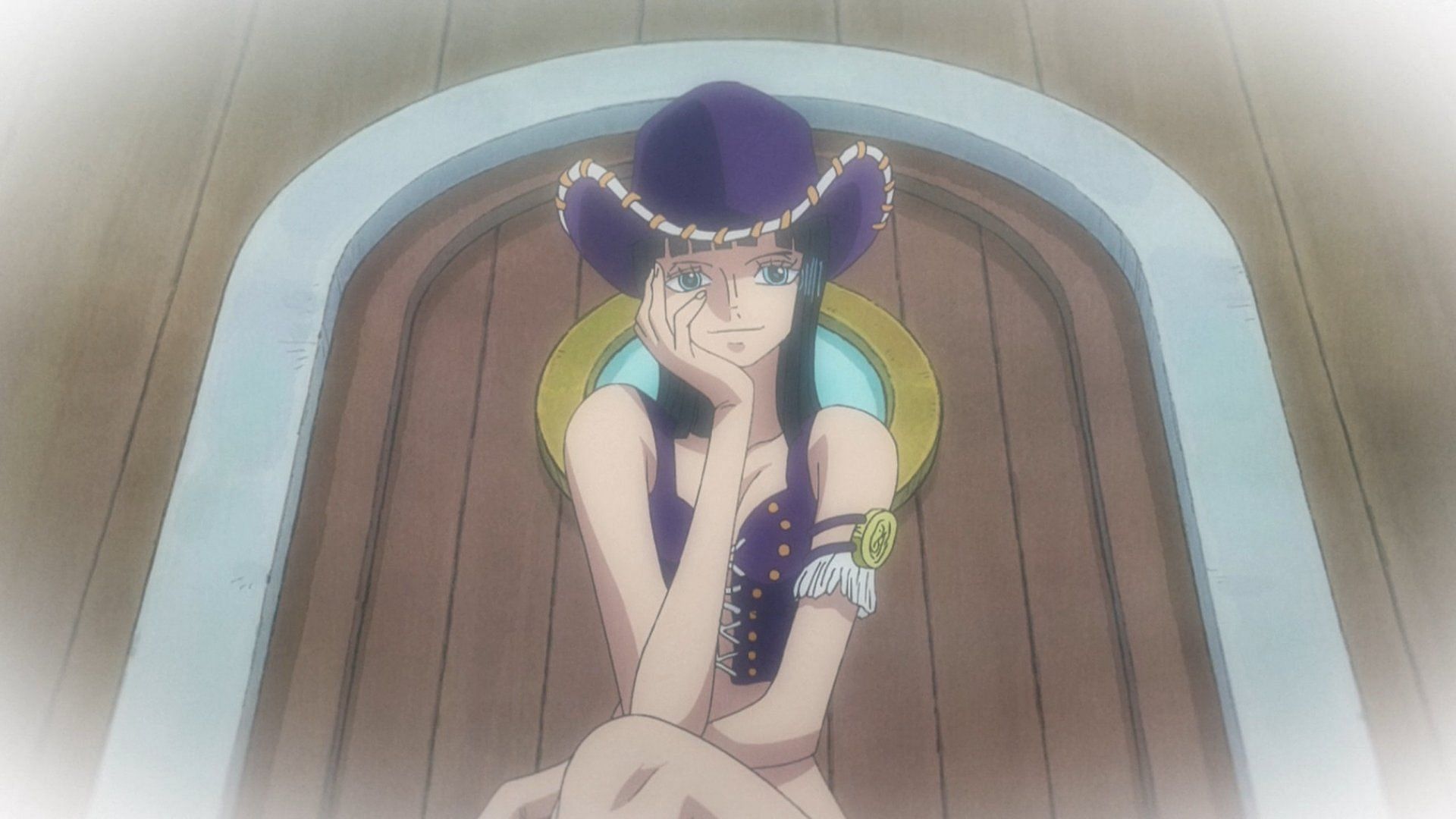 Nico Robin, conhecida como Miss Sunday durante sua afiliação à Baroque