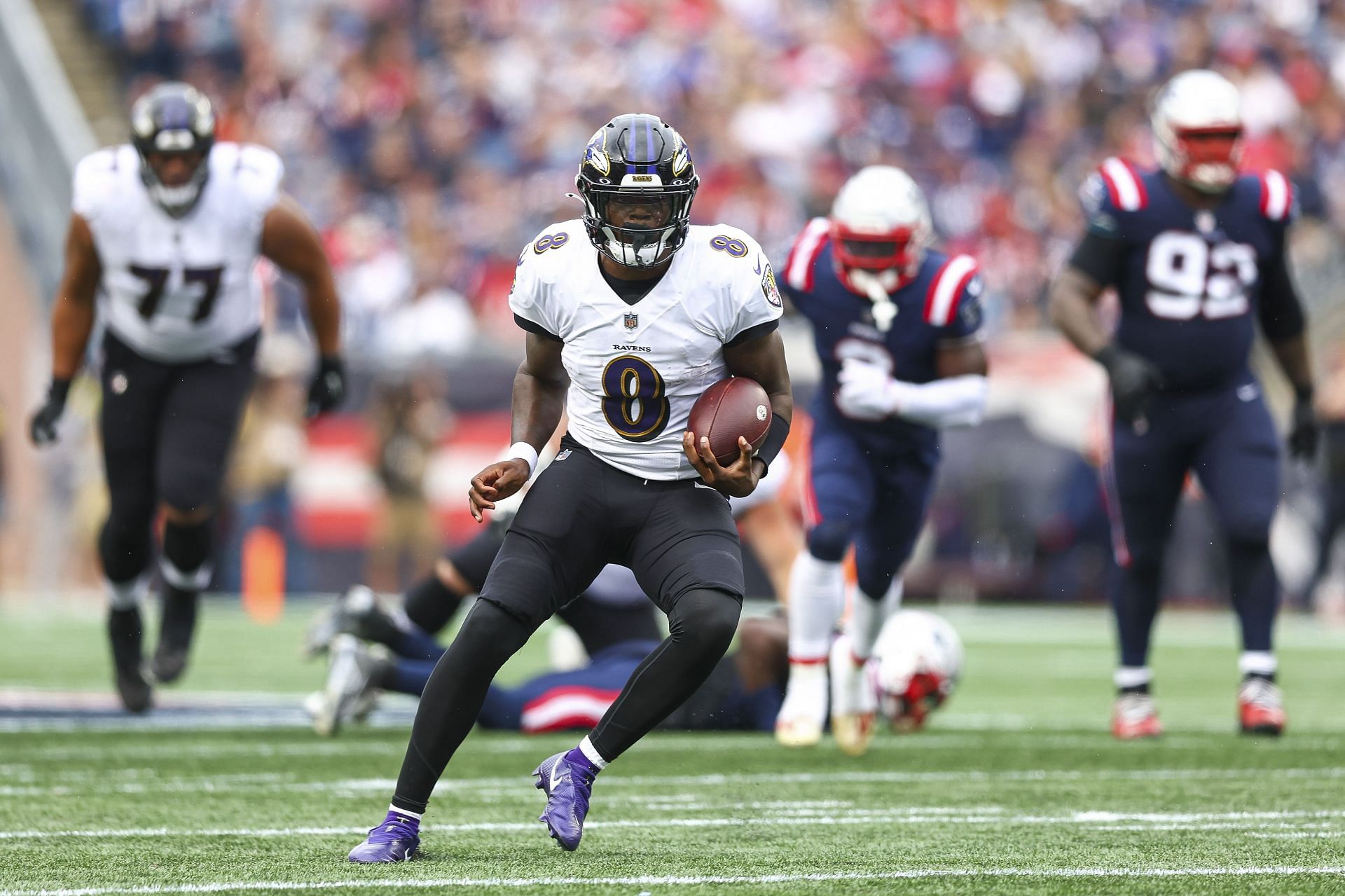 Lamar Jackson - Baltimore Ravens v New England Patriots
