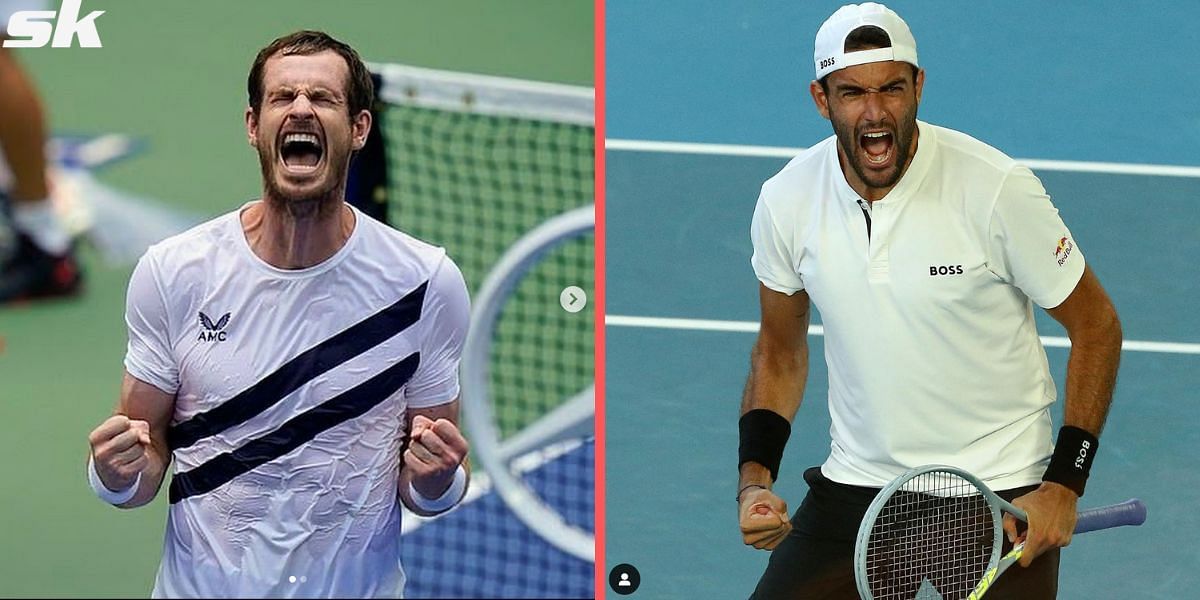 Andy Murray vs Matteo Berrettini in 2022 US Open 2nd round