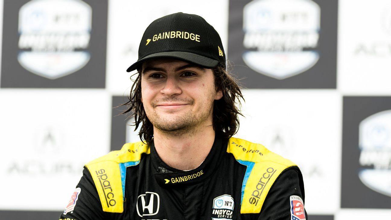 Coltan Herta at an Indycar Event