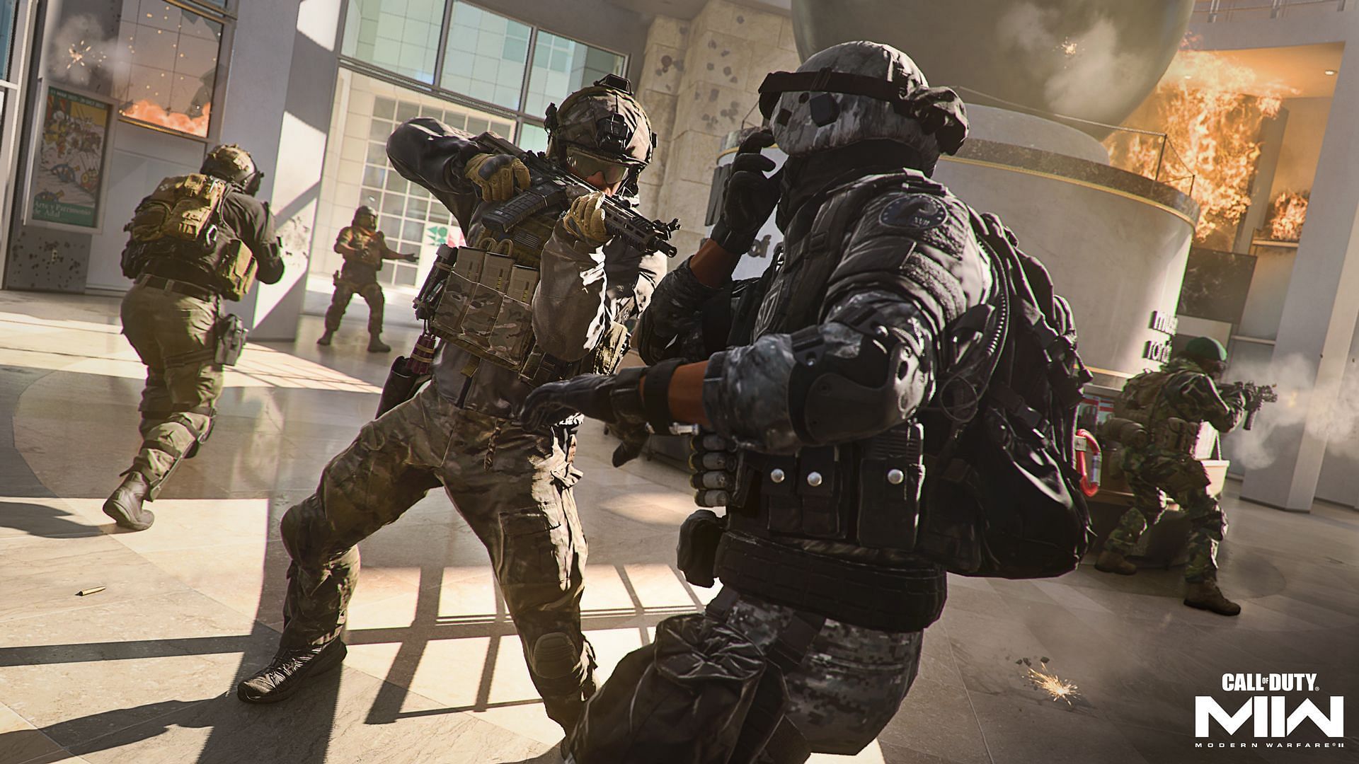 In-game image providing a look into the combat of Modern Warfare 2 multiplayer (Image via Activision)