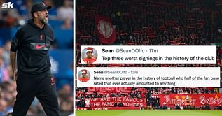"One of the worst signings we have made" "He is our Pogba" - Liverpool fans react furiously as key player gets left out of UEFA Champions League squad