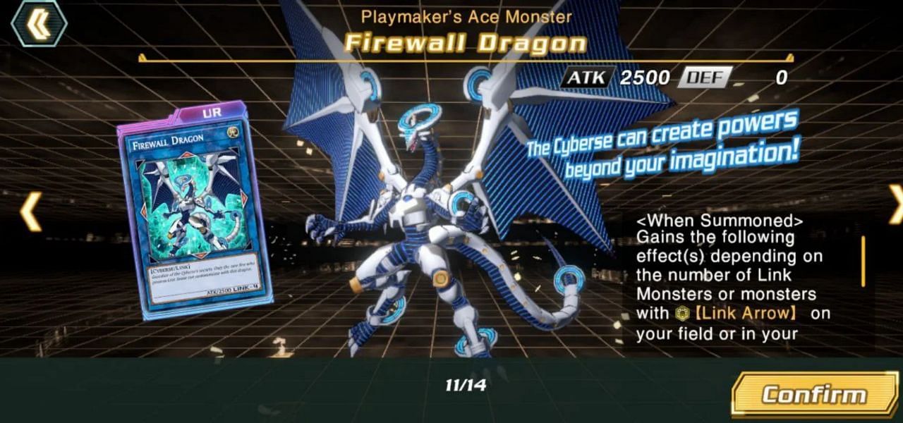 Firewall Dragon is another excellent pick (Image via Konami)