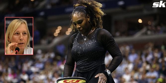 "I won't say goodbye until she says goodbye"- Martina Navratilova on Serena Williams' retirement
