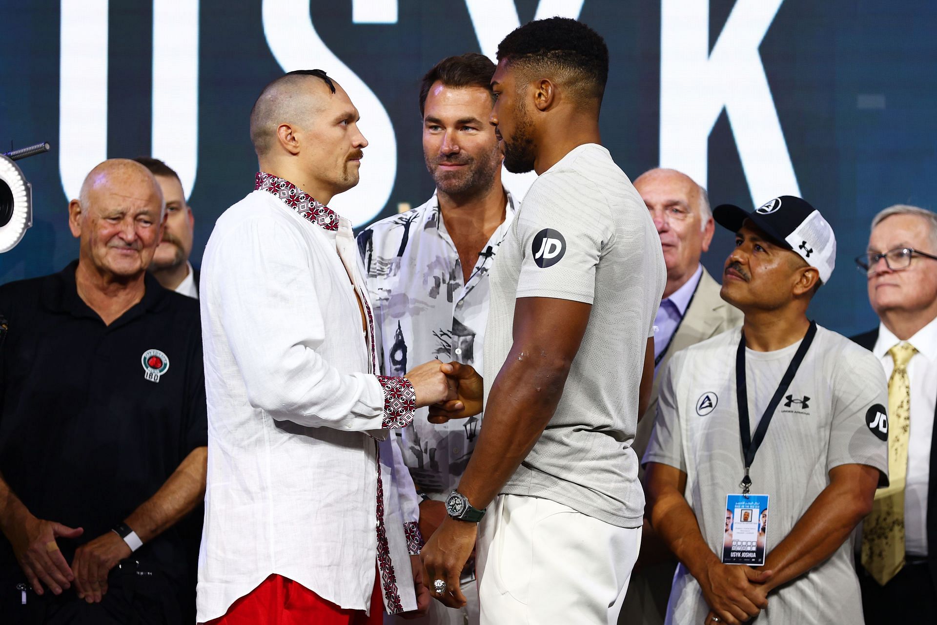 Oleksandr Usyk v Anthony Joshua 2 - Weigh-In