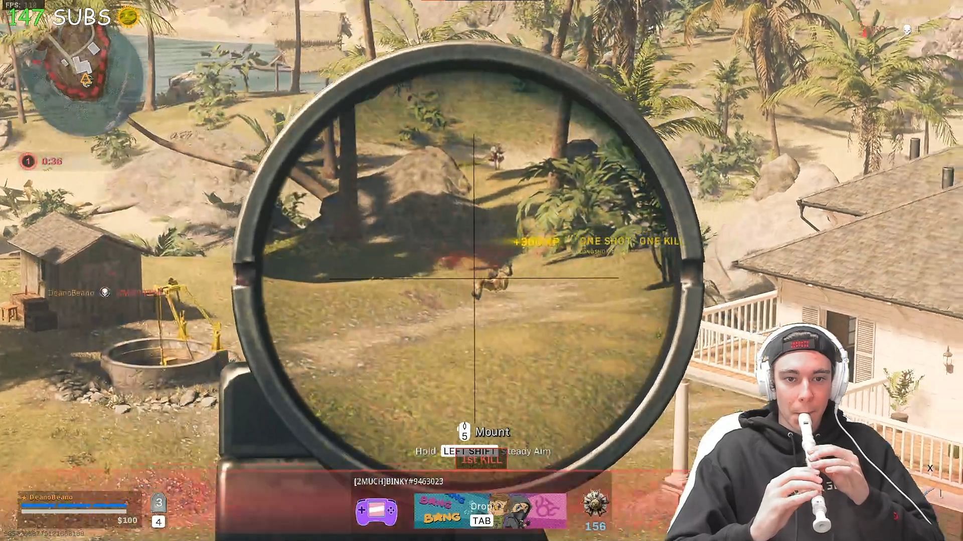 Warzone streamer goes viral after killing enemy with a recroder (Image via DeanoBeano/Twitch)