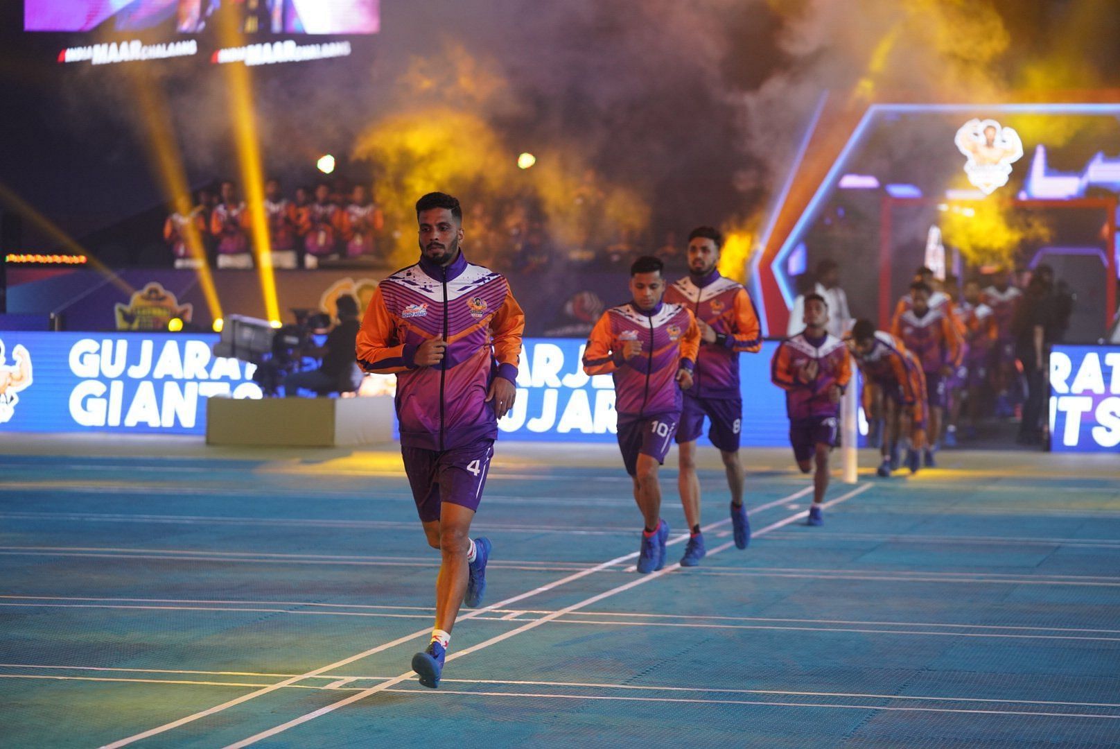 Can the Gujarat Giants book a place in the Ultimate Kho Kho 2022 Final? (Image: Twitter)