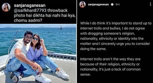 IND vs PAK 2022: “Taking down one chomu aadmi at a time”- Jasprit Bumrah's wife Sanjana Ganeshan slams trolls in support to Arshdeep Singh