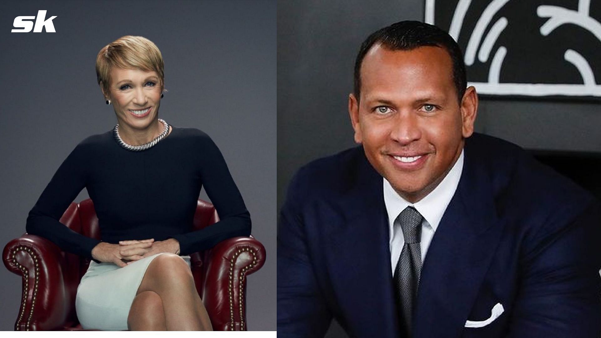 Businesswoman and investor, Barbara Corcoran; Former New York Yankees star, Alex Rodriguez.