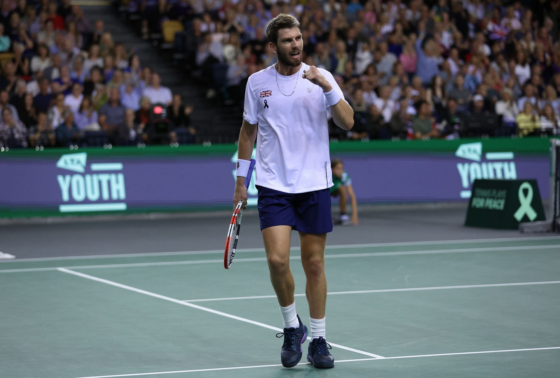 Cameron Norrie at the 2022 Davis Cup.