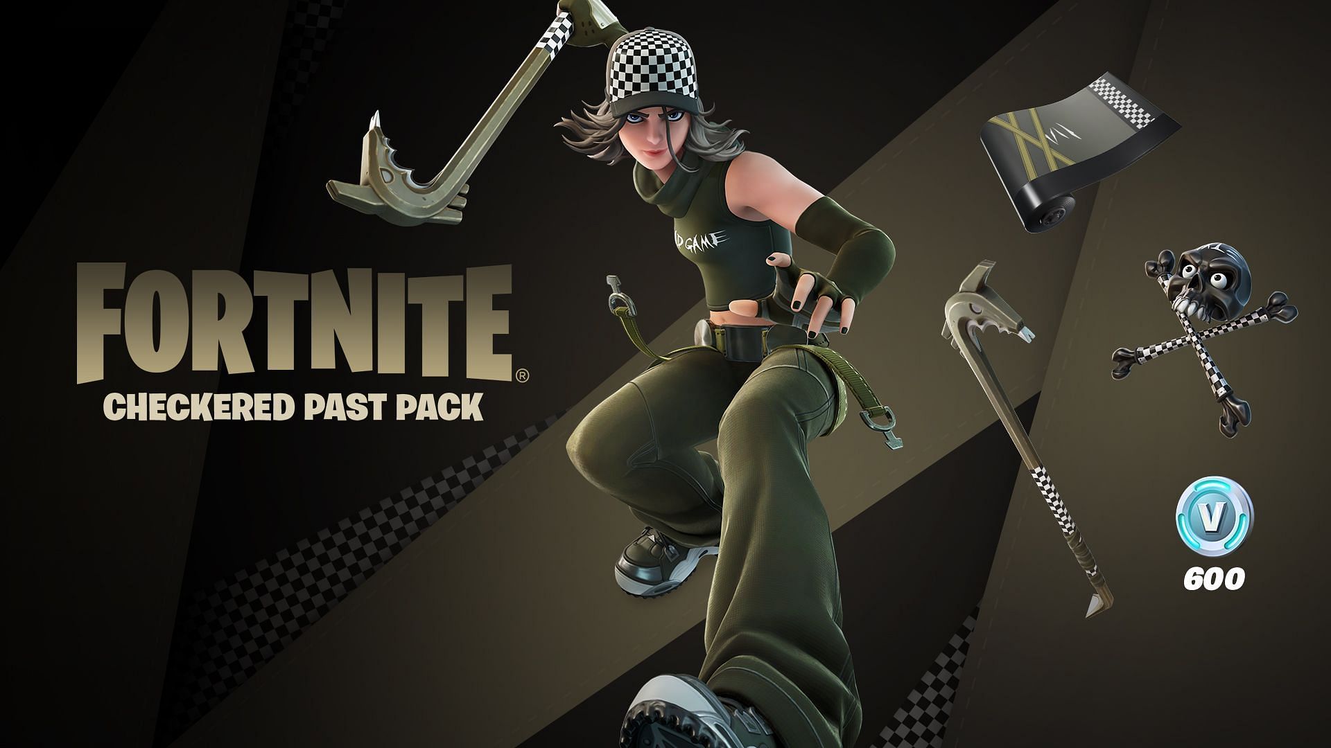 Checkered Past Pack costs $3.99 (Image via Epic Games/Fortnite)