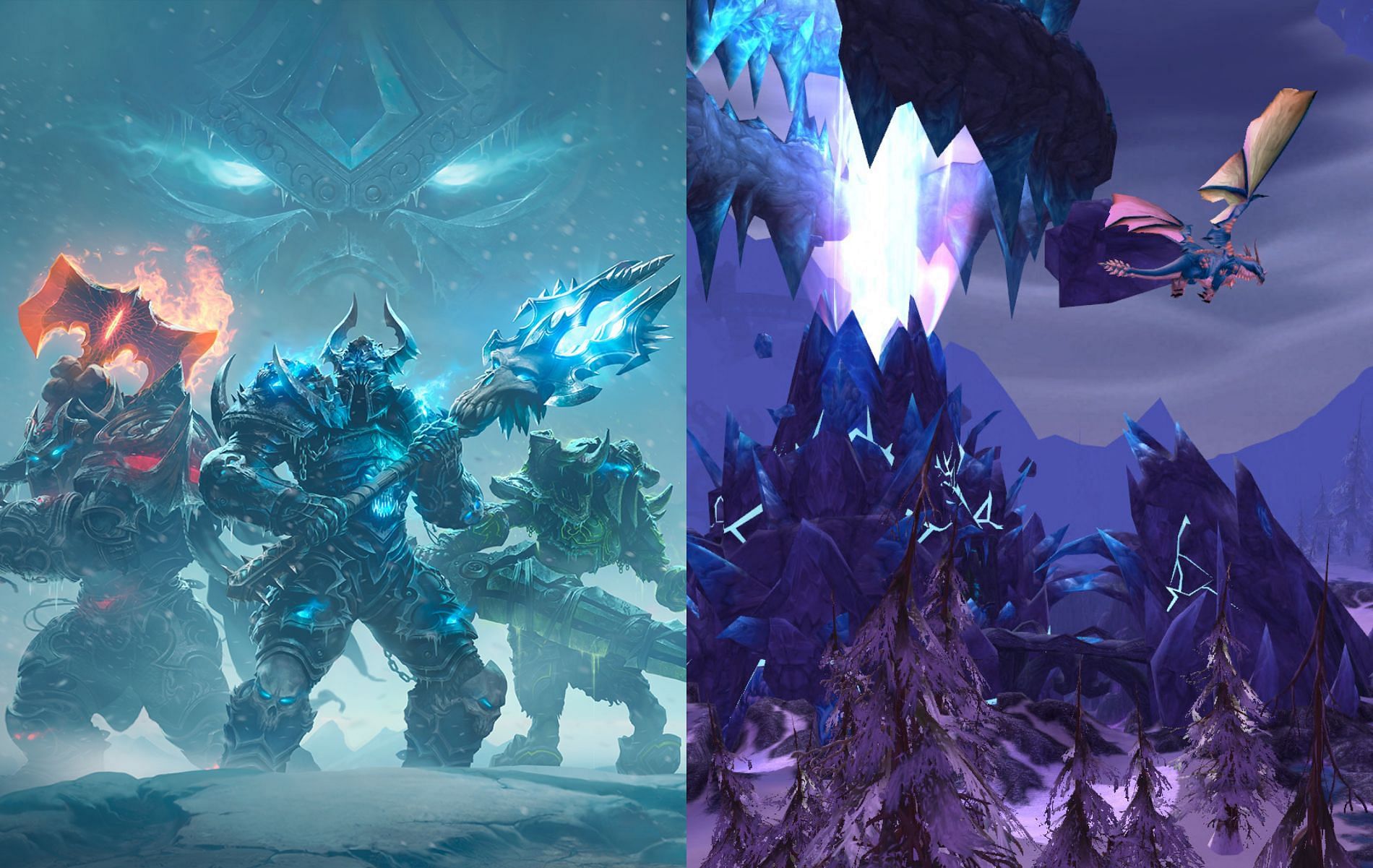 The cold continent beckons adventurers to a land of danger (Images via Blizzard Entertainment)