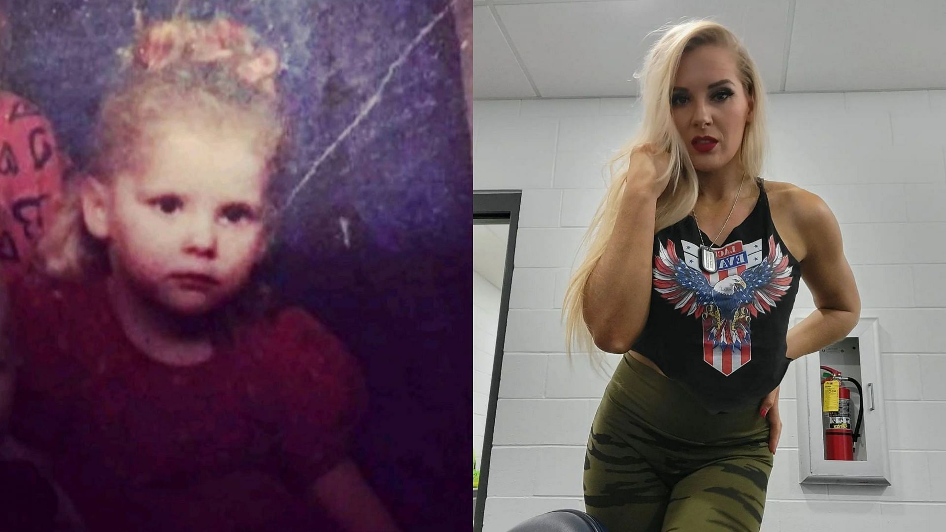 Lacey Evans is a former United States Marine