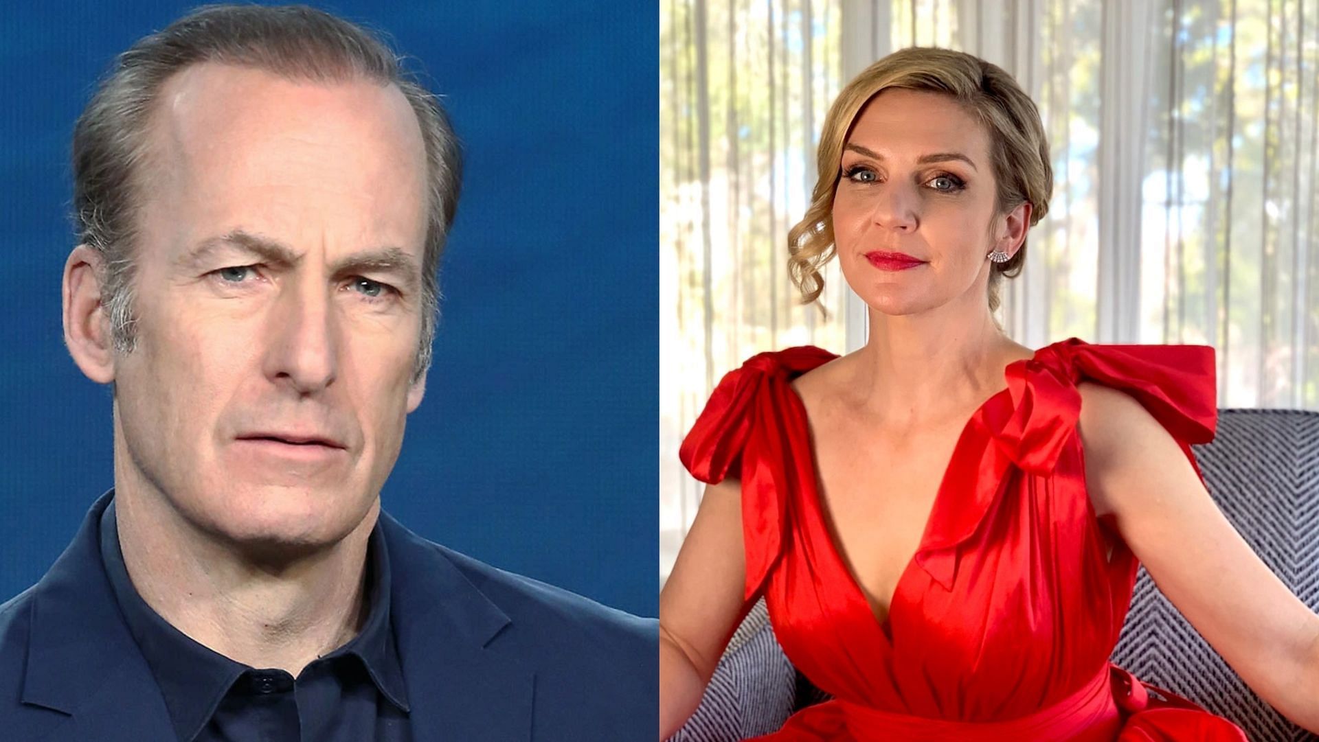 Bob Odenkirk and Rhea Seehorn lost the Emmy Awards to Lee Jung-jae and Julia Garner respectively. (Image via Tommaso Boddi/Getty, Hayley Grgurich/Getty)