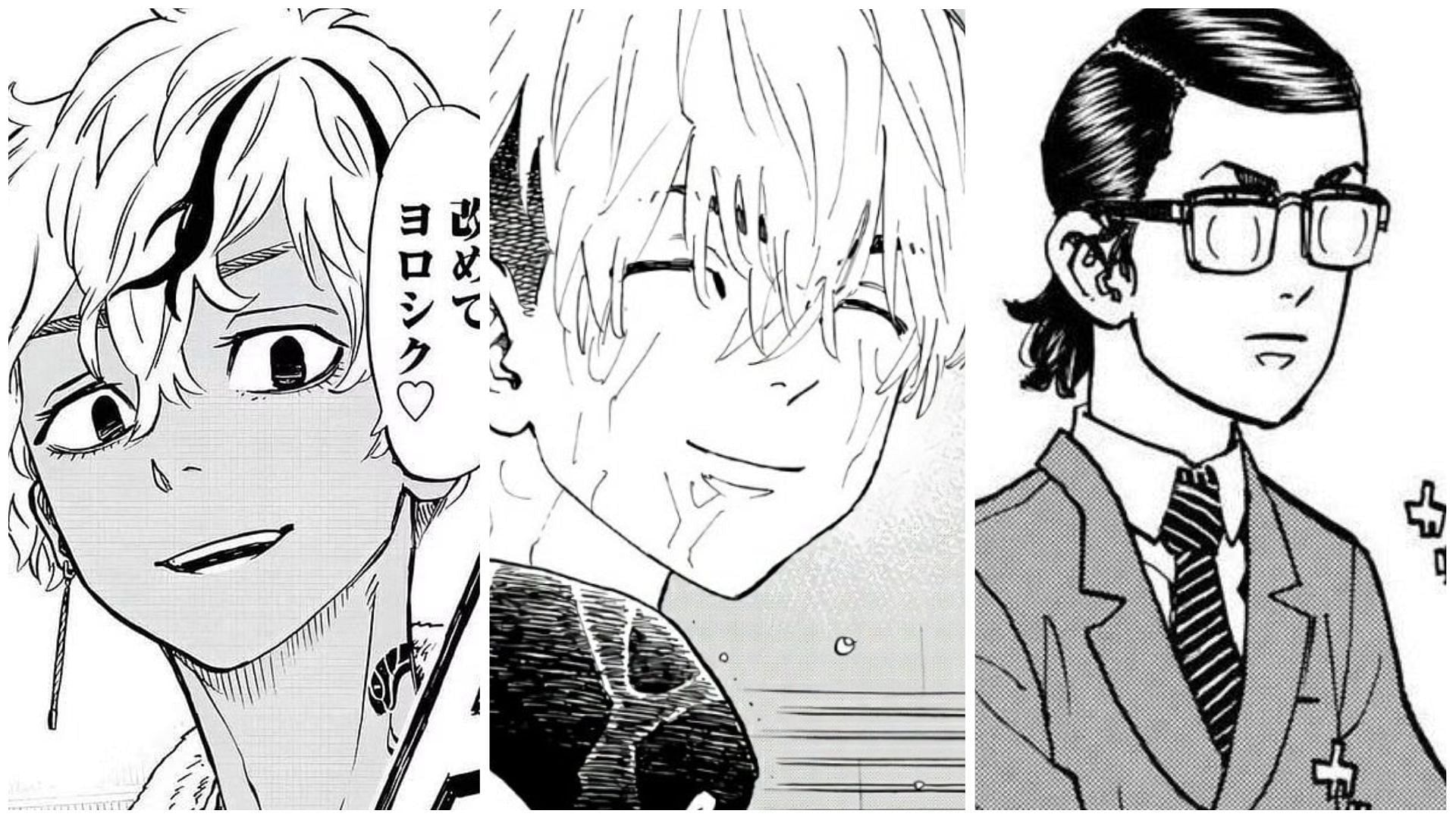 Spoilers from the upcoming chapter of the spin-off series feature Baji, Ryusei and Chifuyu working as a team (Images via Ken Wakui/Kodansha)