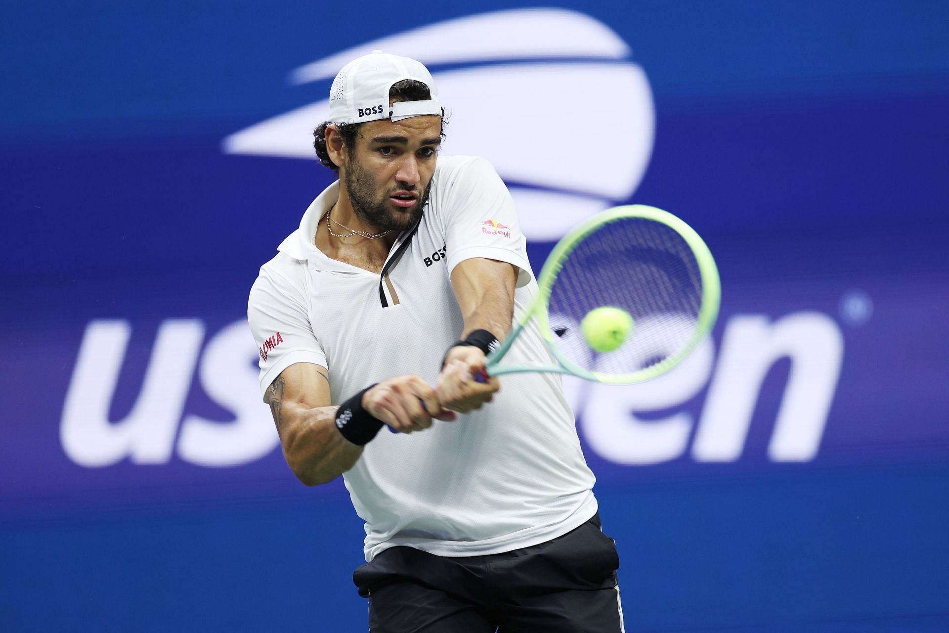 Matteo Berrettini at the 2022 US Open - Day 9