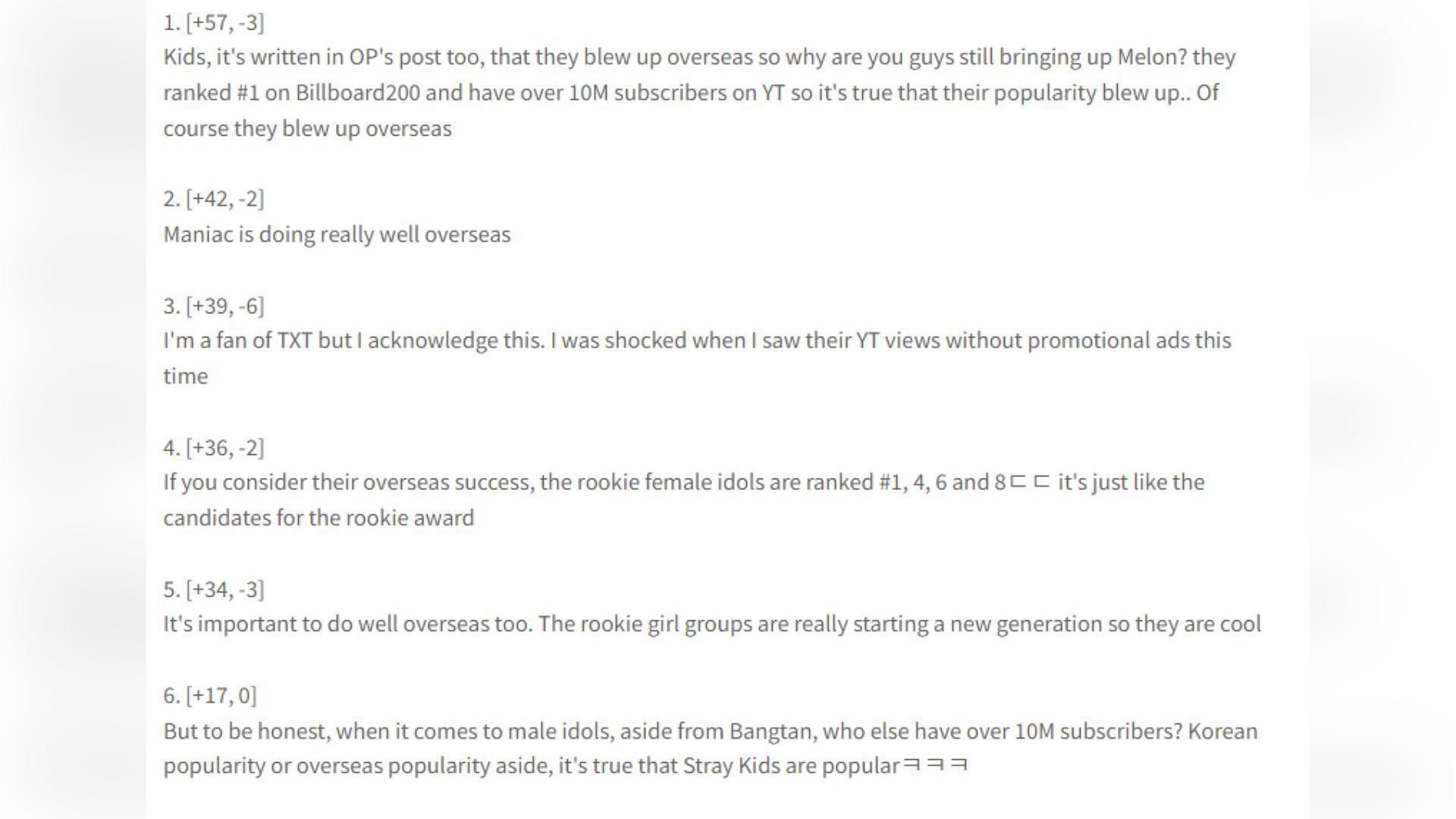 K-netz comment on the growth of the eight-member group overseas (Image via pannchoa)