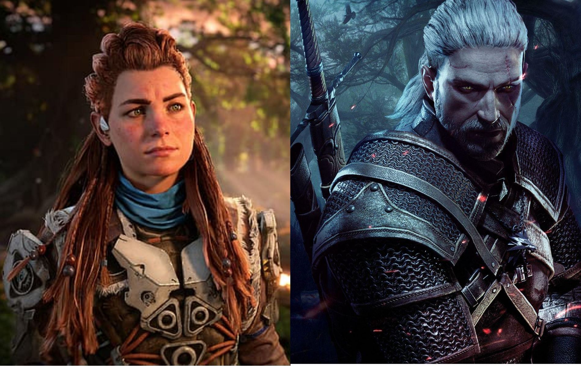 Best Fantasy RPG and Futuristic video games that are absolutely worth replaying in the month of September (Images via Guerilla games &amp; CD Projekt RED)