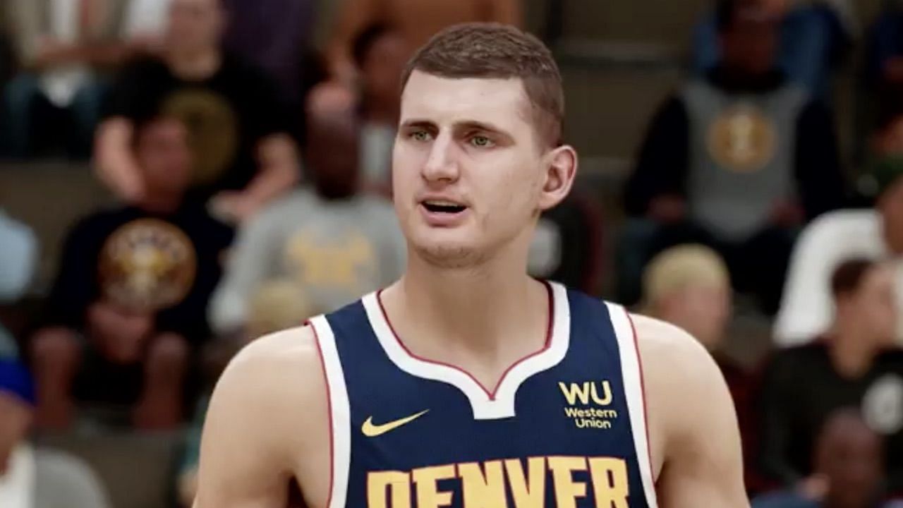 Nikola Jokic of the Denver Nuggets as seen in NBA 2K21 [Source: VGR]