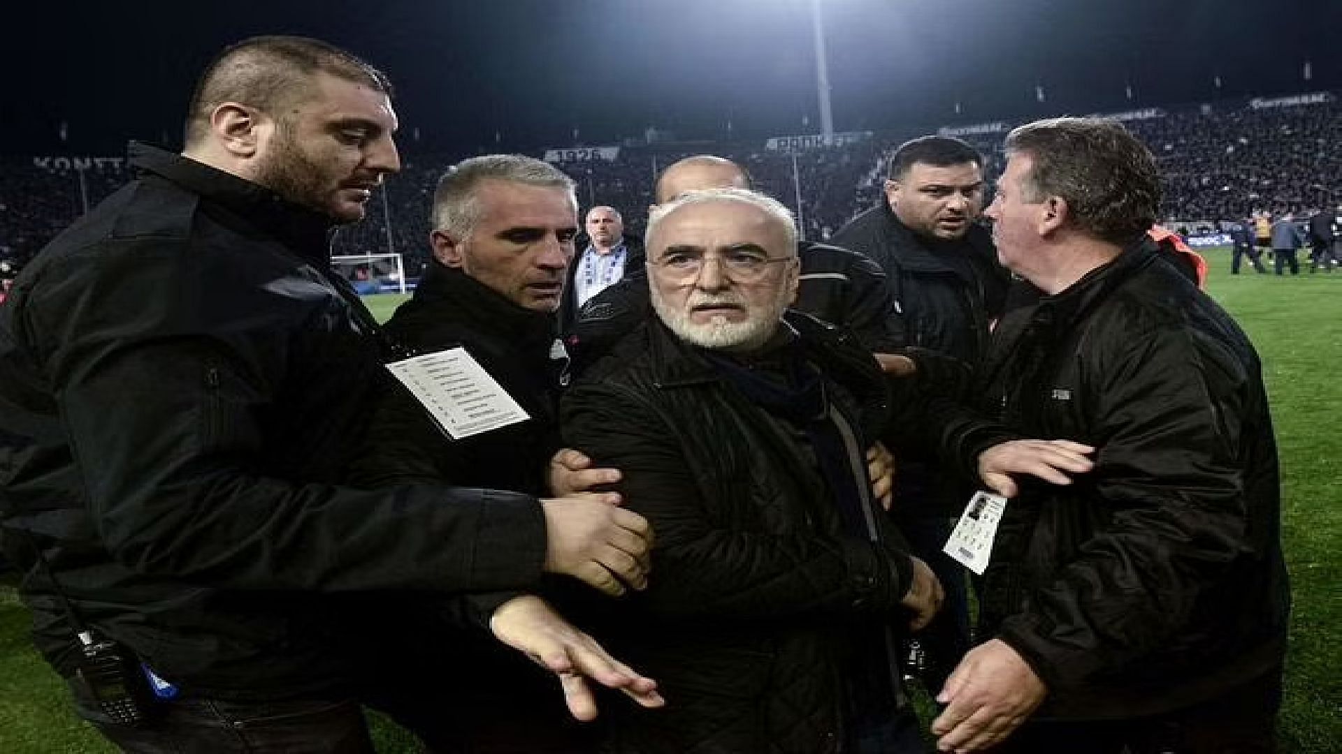 Ivan Savvidis, president of PAOK Salonika, took his rage to a new level during a match against AEK Athens back in March 2018.