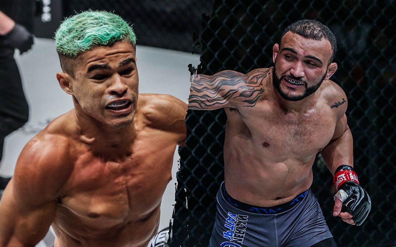 Fabricio Andrade (L) aims to become the first fighter to knockout John Lineker (R). | Photos by ONE Championship