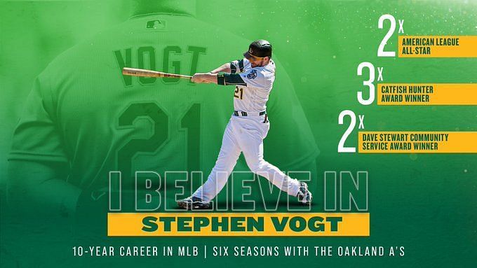 Two-time Athletics All-Star Stephen Vogt to hang up the cleats