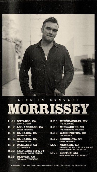 morrissey us tour dates