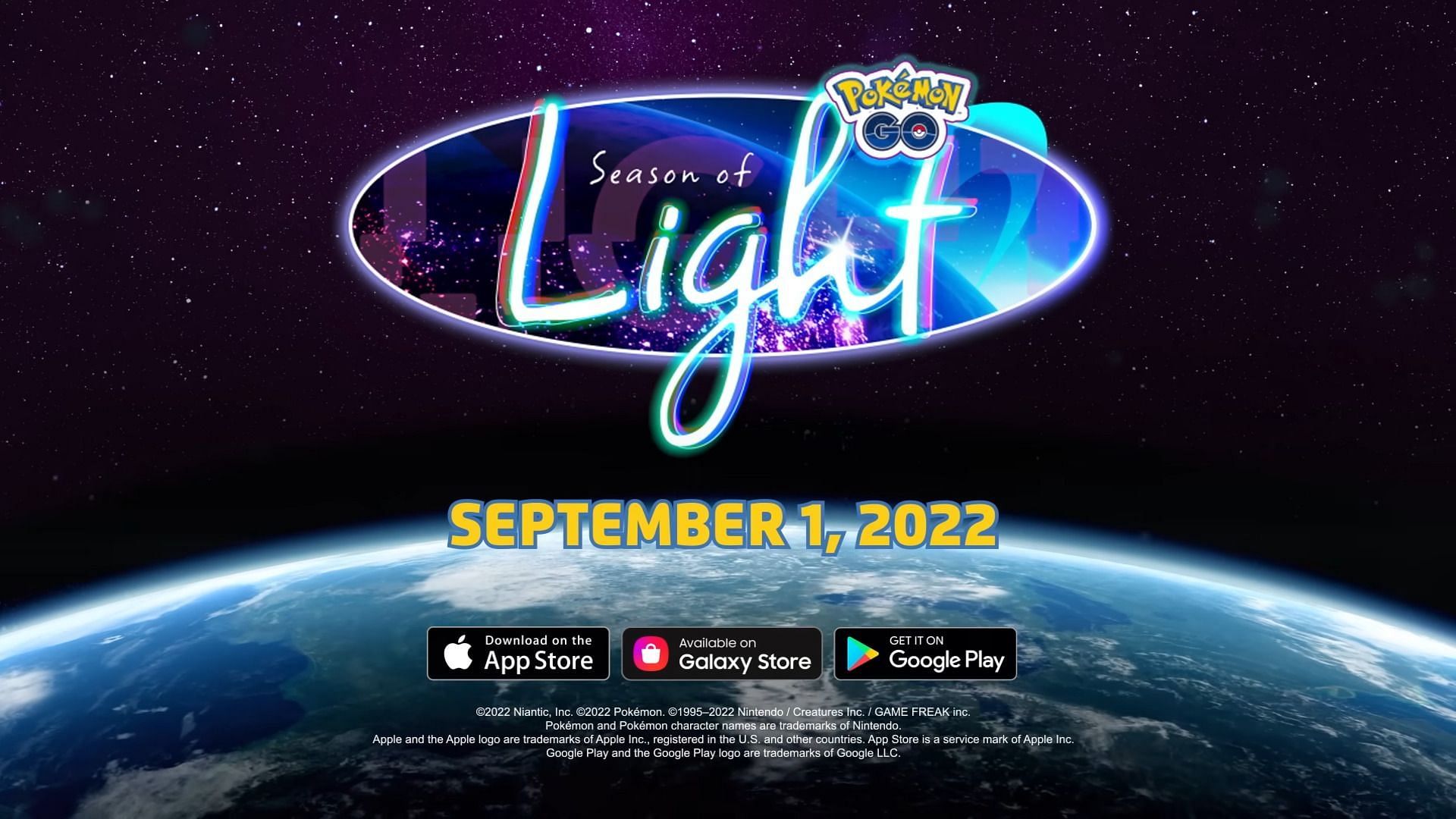 Official imagery used in the Season of Light reveal trailer for Pokemon Go (Image via Niantic)