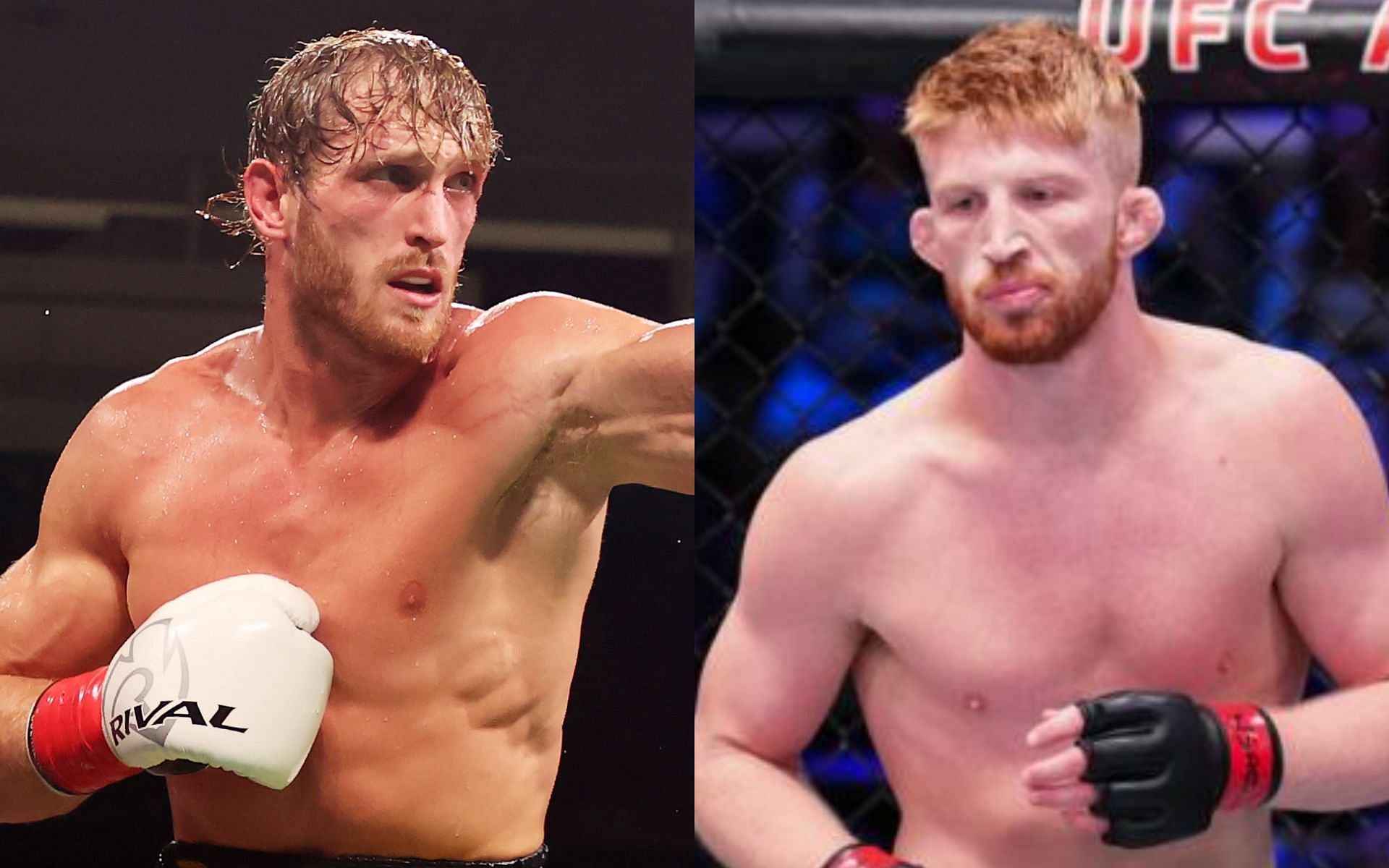 Logan Paul (left) and Bo Nickal (right). [Images courtesy: left image from Getty Images and right image from ufc.com]