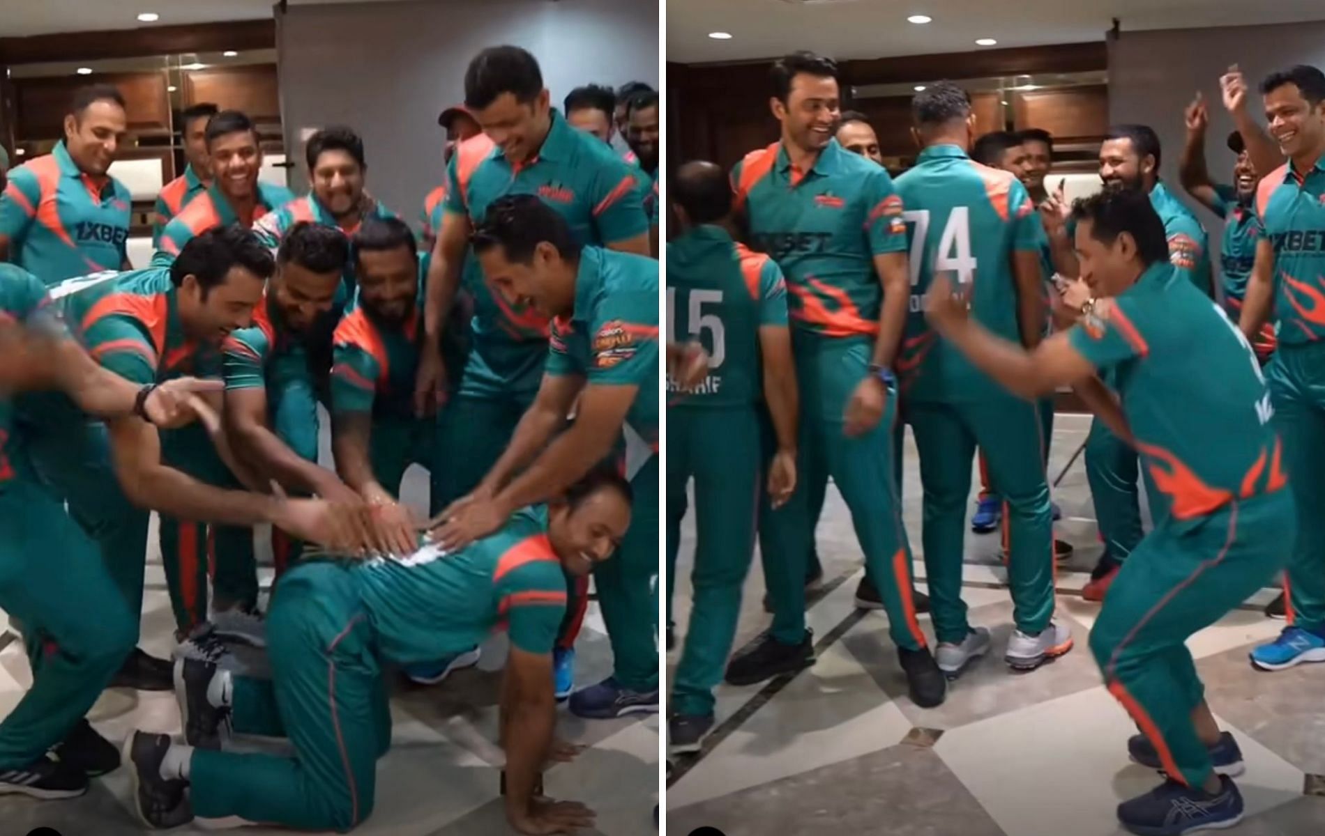 Bangladesh Legends show off their dance moves. (Pics: Instagram) 