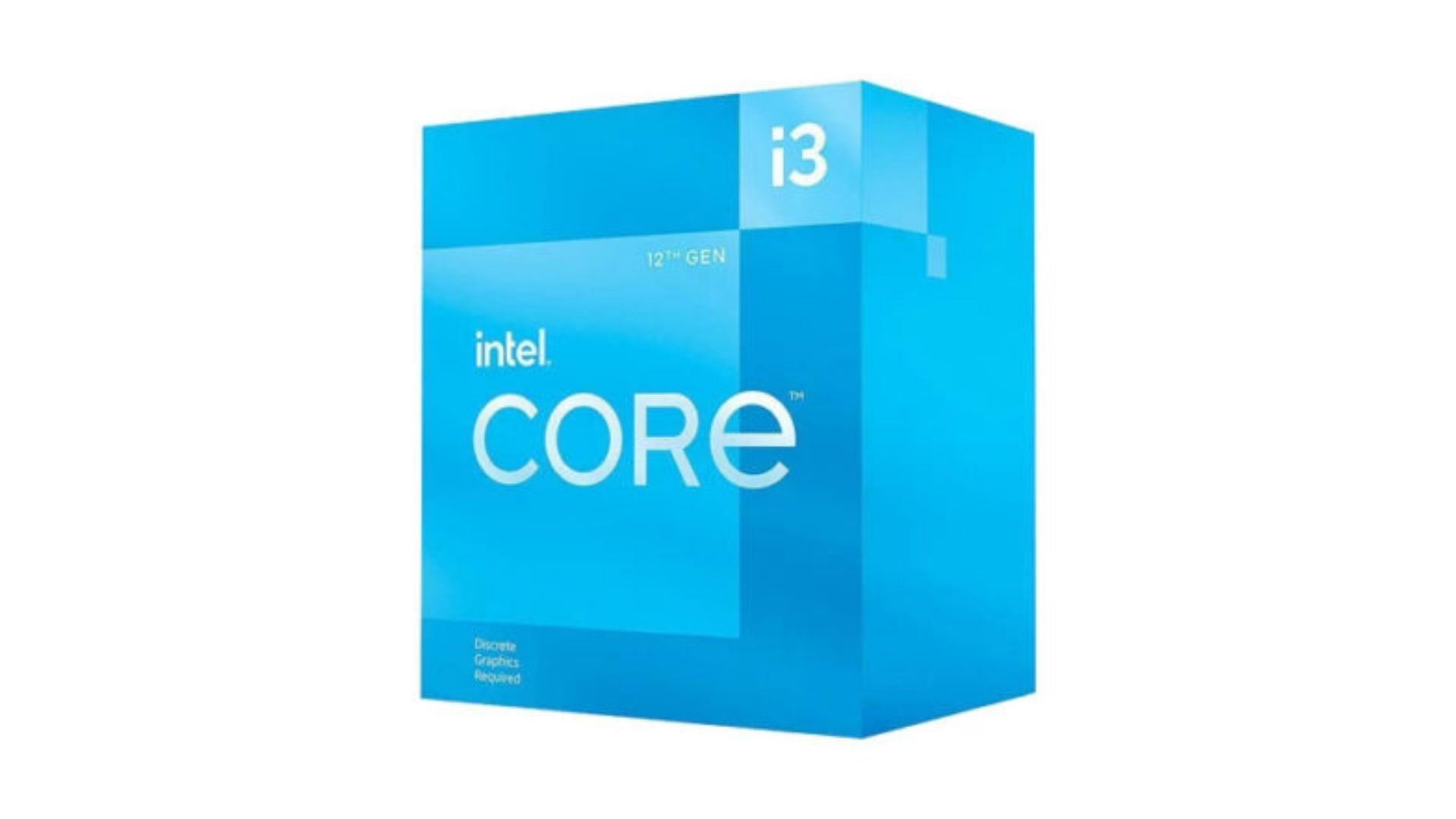 The Core i3 12100F (Image via Intel)