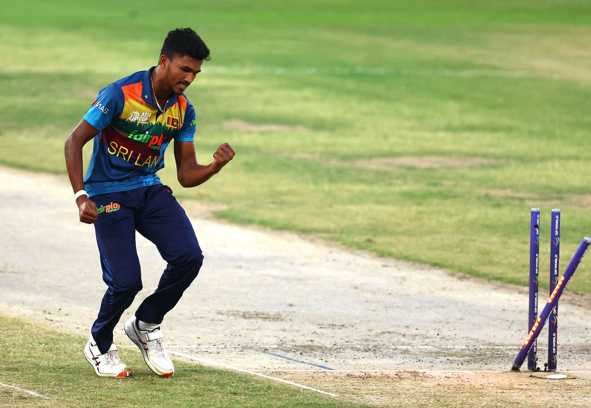 Dilshan Madushanka started his T20 career in 2020 (Image: Getty)