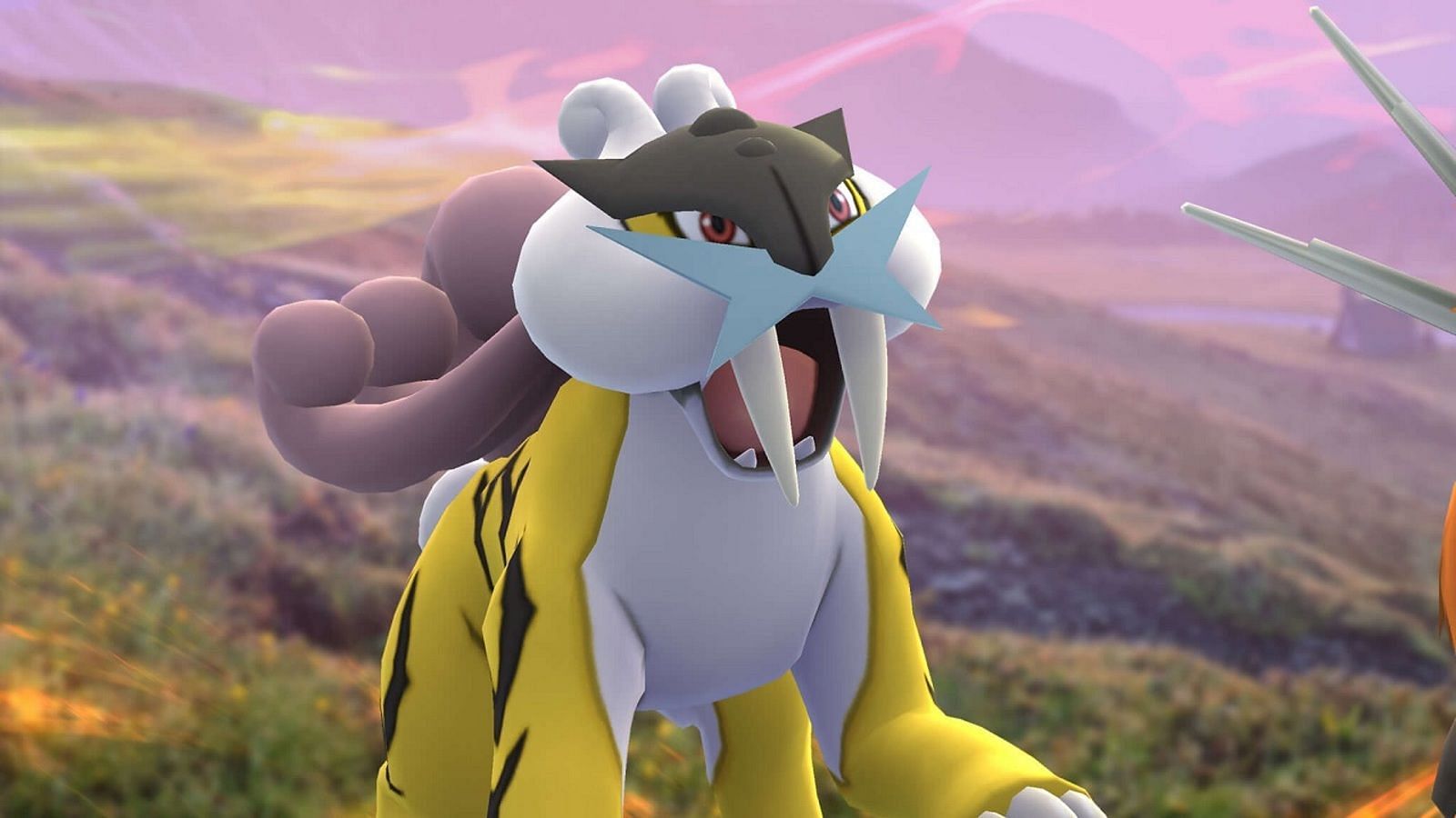 Raikou was a tough creature to hunt (Image via Niantic)