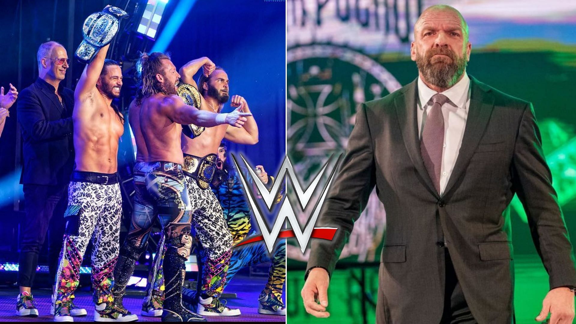 The Elite (left), Triple H (Right)