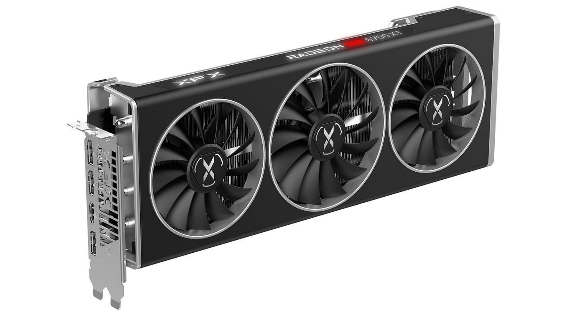 The XFX RX 6700 XT MERC319 (Image via Newegg)