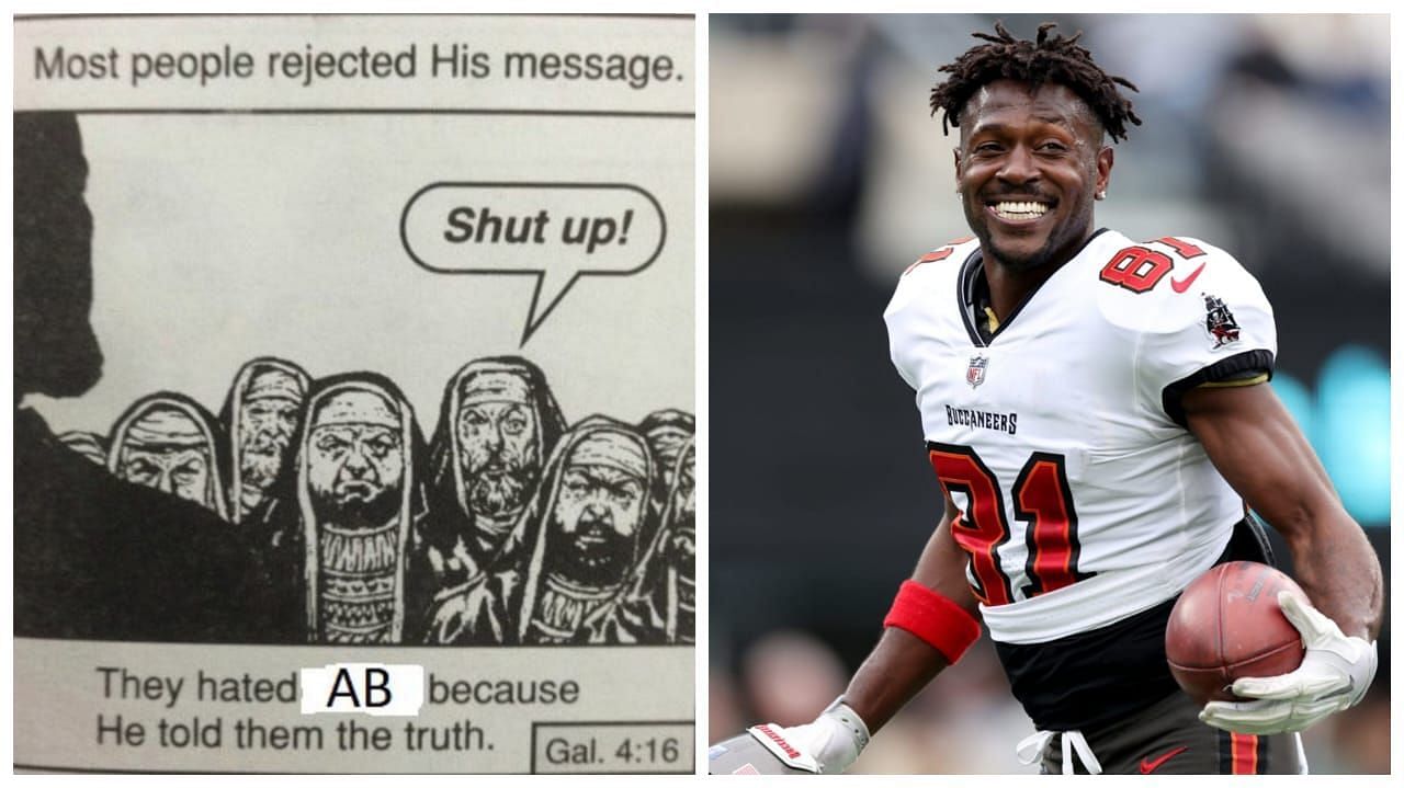 Antonio Brown continues to try to catch on, photoshops himself in a Ravens  jersey