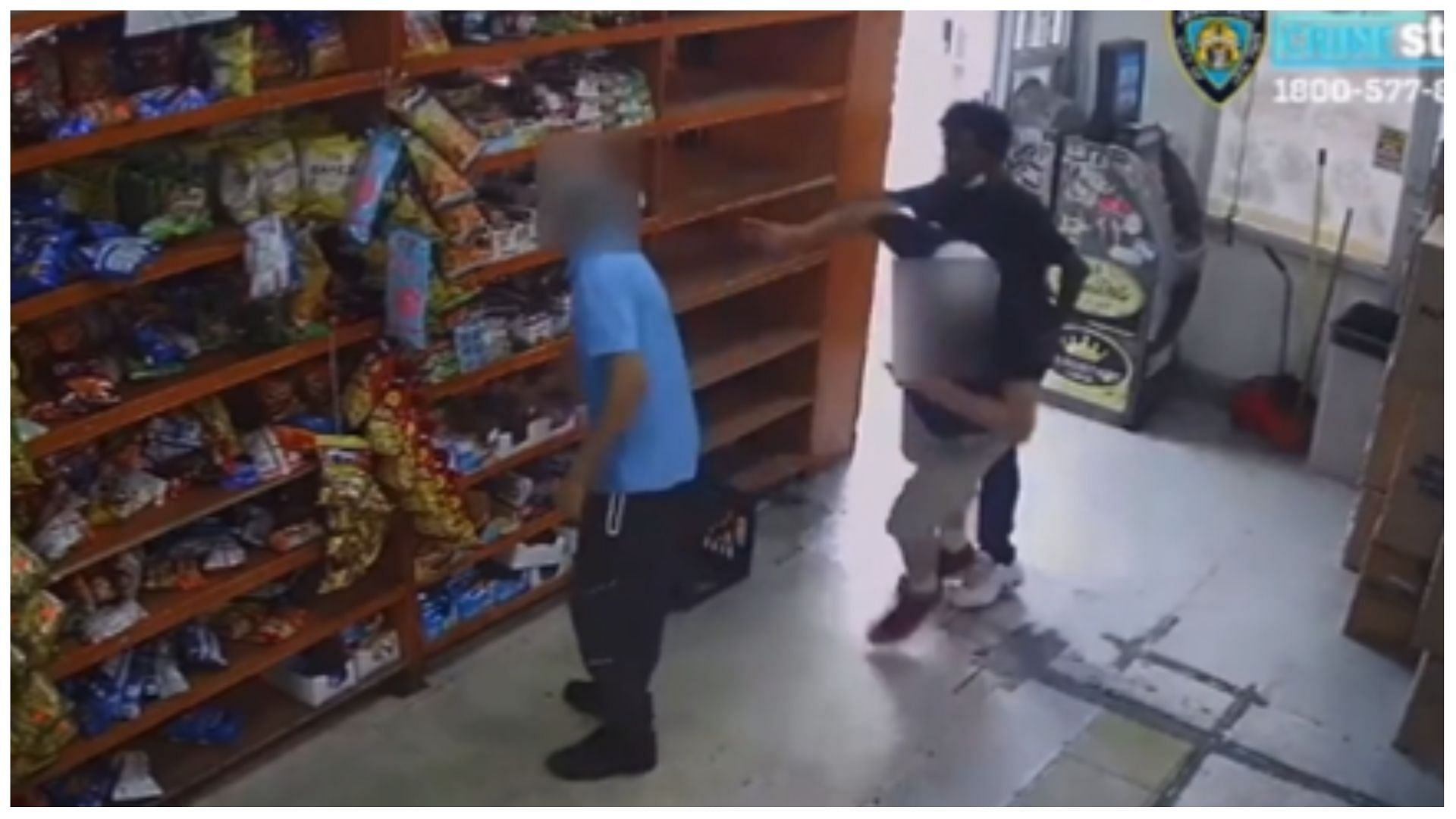 A New York shoplifting suspect punched a 69-year-old bodega worker in a latest attack in Long Island City (Image via Twitter/@O_SoutheatAsia)