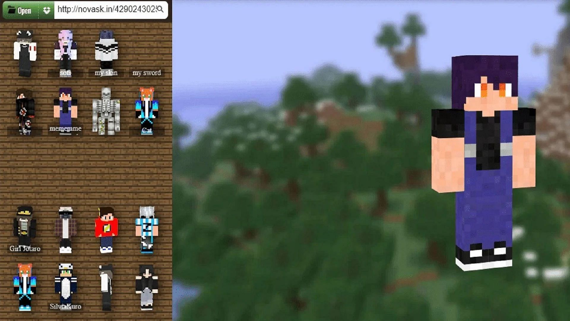 Pc head roblox  Minecraft Skin