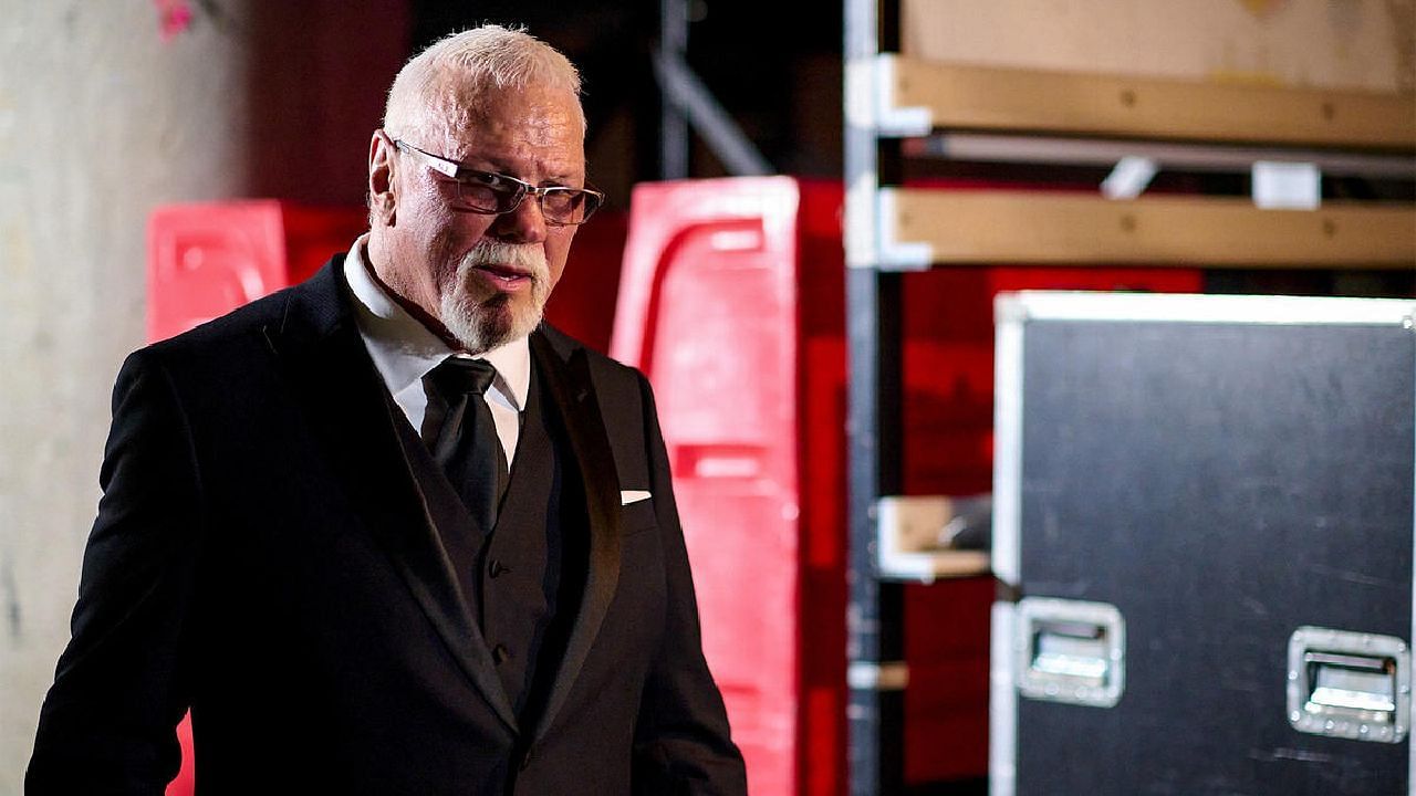 Scott Steiner backstage at the 2022 WWE Hall of Fame ceremony