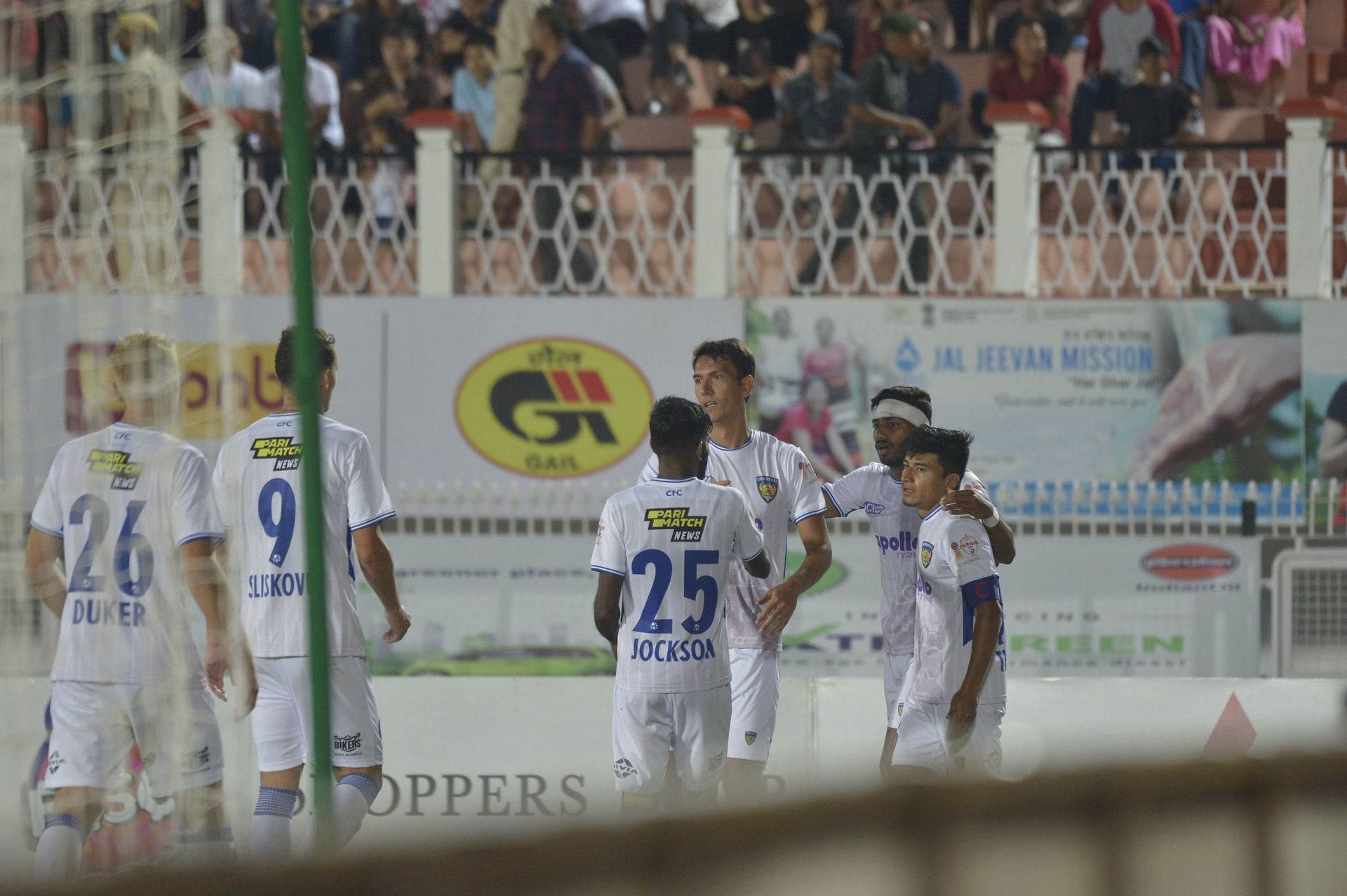 Chennaiyin FC picked up a comfortable win over TRAU FC. [Credits: Suman Chattopadhyay / www.imagesolutionr.in]
