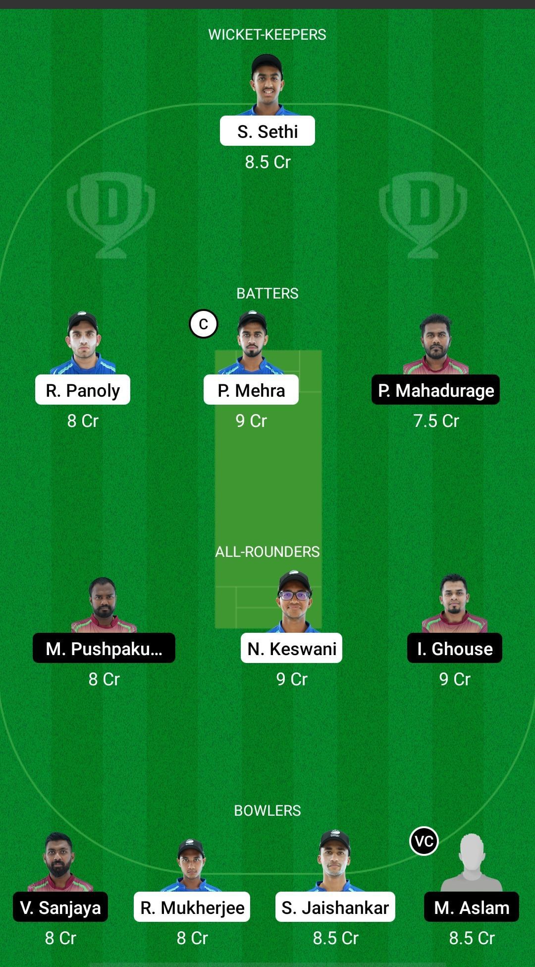 DCS vs SRL Dream11 Prediction - Bukhatir 50 overs League