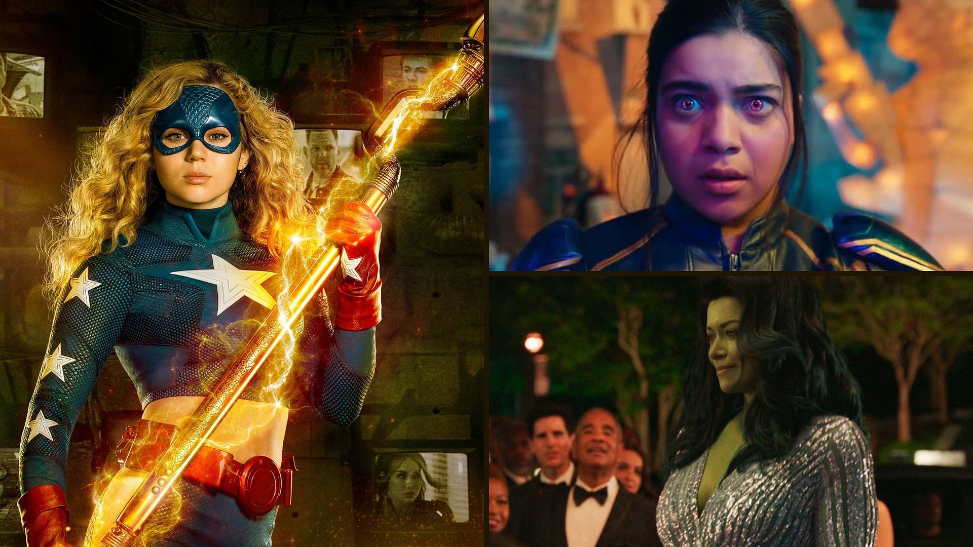 Female-led superhero shows and movies (Images via IMDb) 
