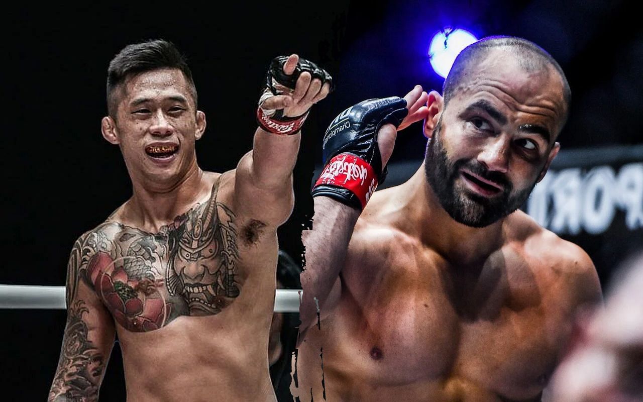 Martin Nguyen (L) fired back at Eddie Alvarez