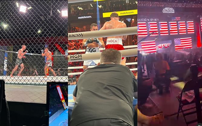"We pulled off the combat sports trifecta tonight" - Joe Rogan posts image from ringside at Canelo vs. GGG 3 after attending ADCC and UFC Fight Night the same evening