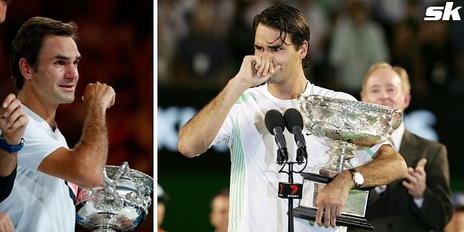 "I love the fact that he cries after he won big moments and big matches and his speeches" - Kim Clijsters on her favourite Roger Federer moment