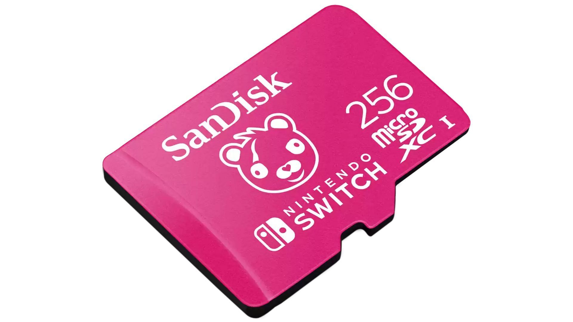 The Cuddle Team Leader variant of the Fortnite edition SanDisk memory cards (Image via Western Digital)