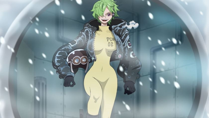 space marine as an anime girl, full body shot