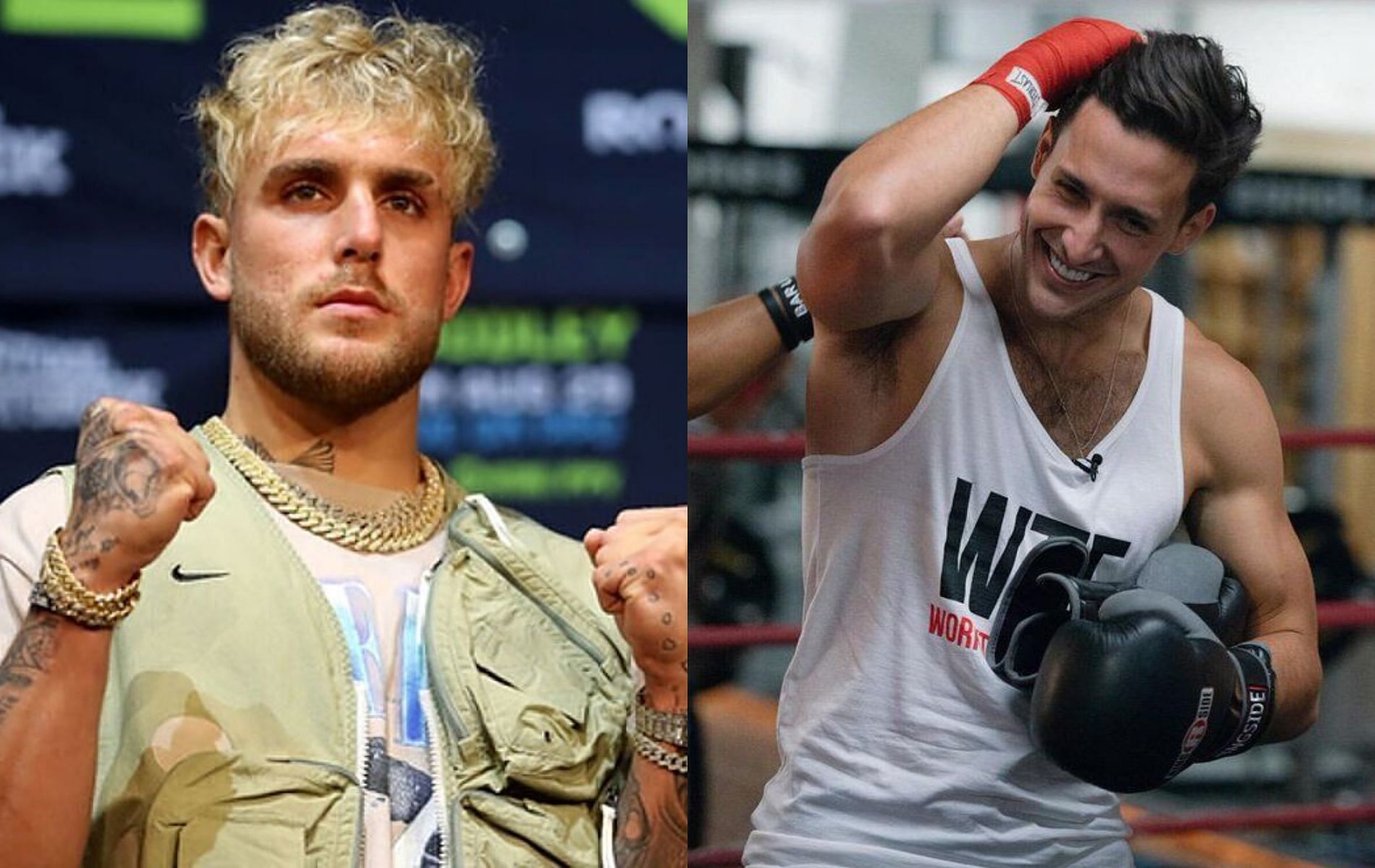Jake Paul (left) and Doctor Mike (right)