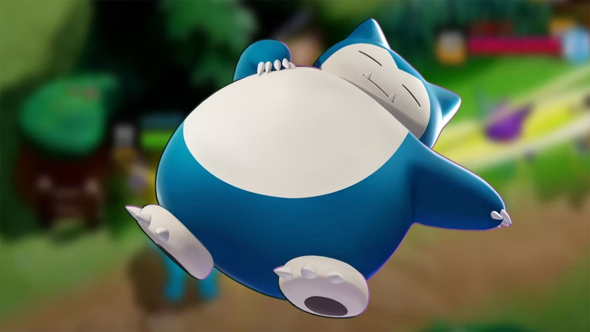 Snorlax sleeping in the game (Image via The Pokemon Company)