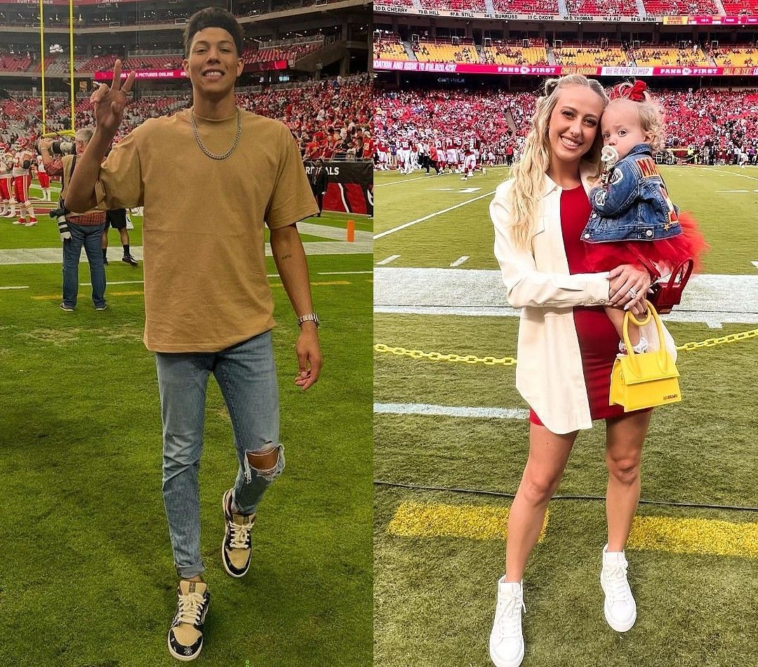 Brittany and Jackson Mahomes hyped after Chiefs beat Chargers on TNF Thriller
